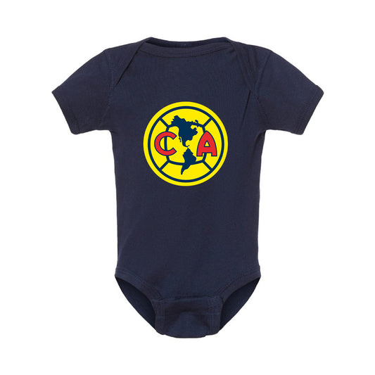 Club America Football Baby Romper Onesie