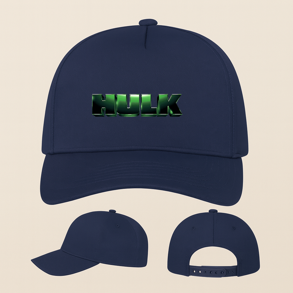 The Hulk Marvel Superhero Five Panel Twill Snapback Cap