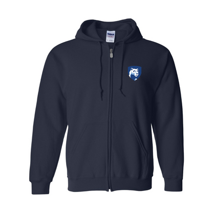 Men's Penn State Symbol Gildan  Heavy Blend Full Zip Hooded Sweatshirt