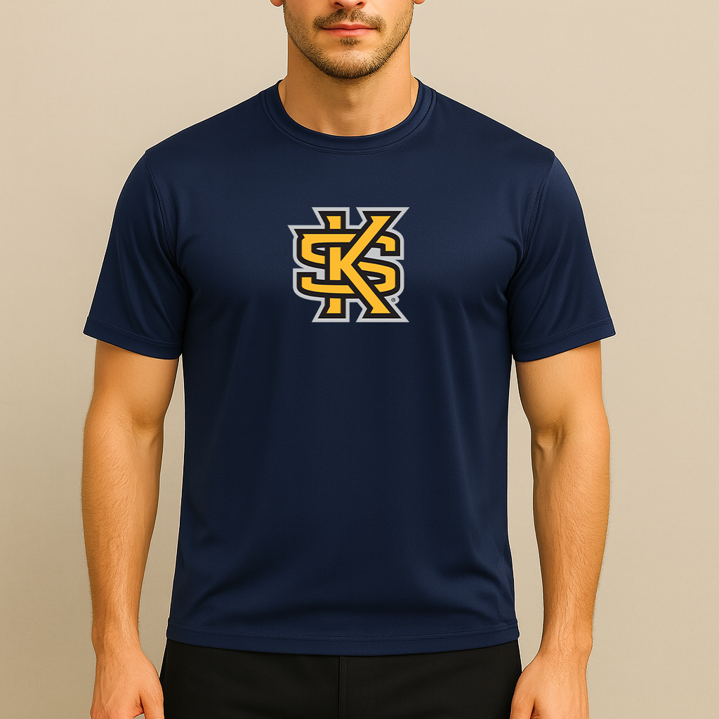 Men's Kennesaw State Owls Logo Polyester T-Shirt
