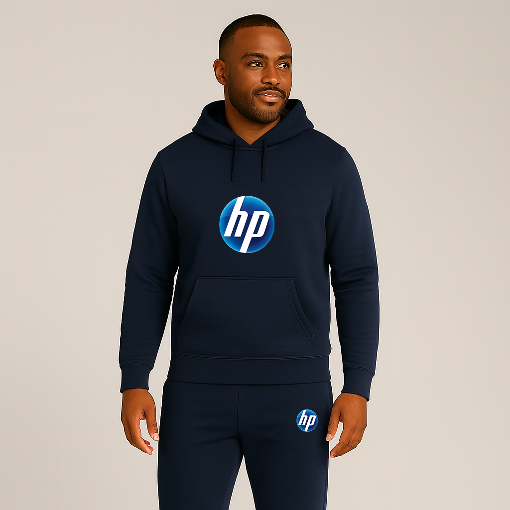 Men's HP Logo Hoodie Joggers Set