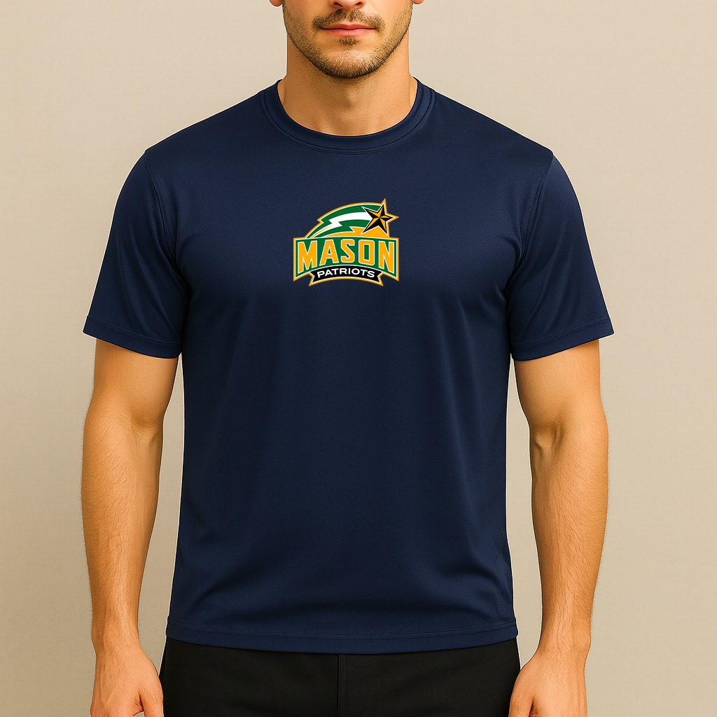 Men's George Mason Patriots Logo Polyester T-Shirt