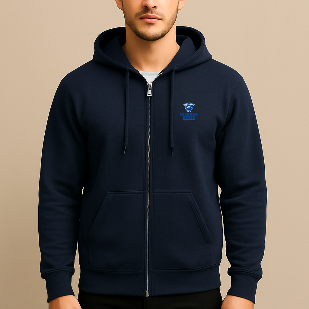 Men's Georgia State Panthers Logo Zipper Hoodie