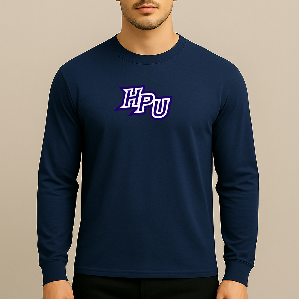 Men's High Point Panthers Logo Long Sleeve T-Shirt
