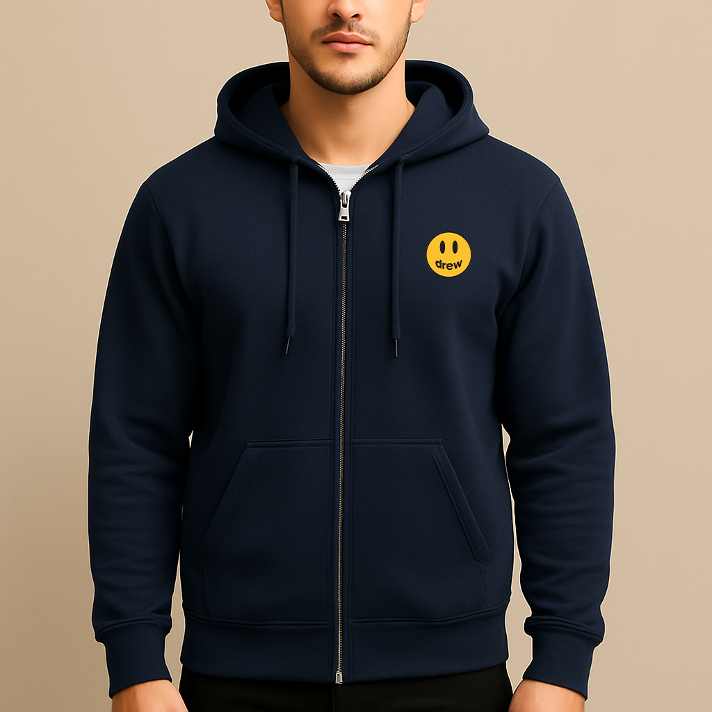 Men's Justin Bieber Drew Music Zipper Hoodie