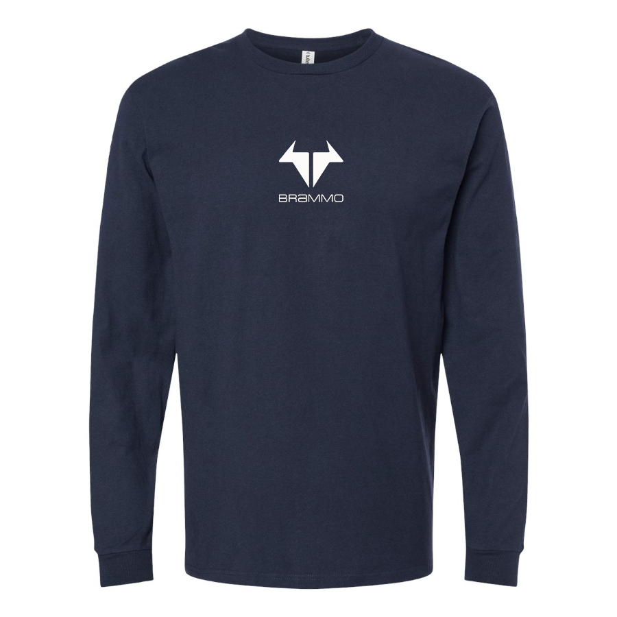 Youth Brammo Logo Cotton Long Sleeve T-Shirt
