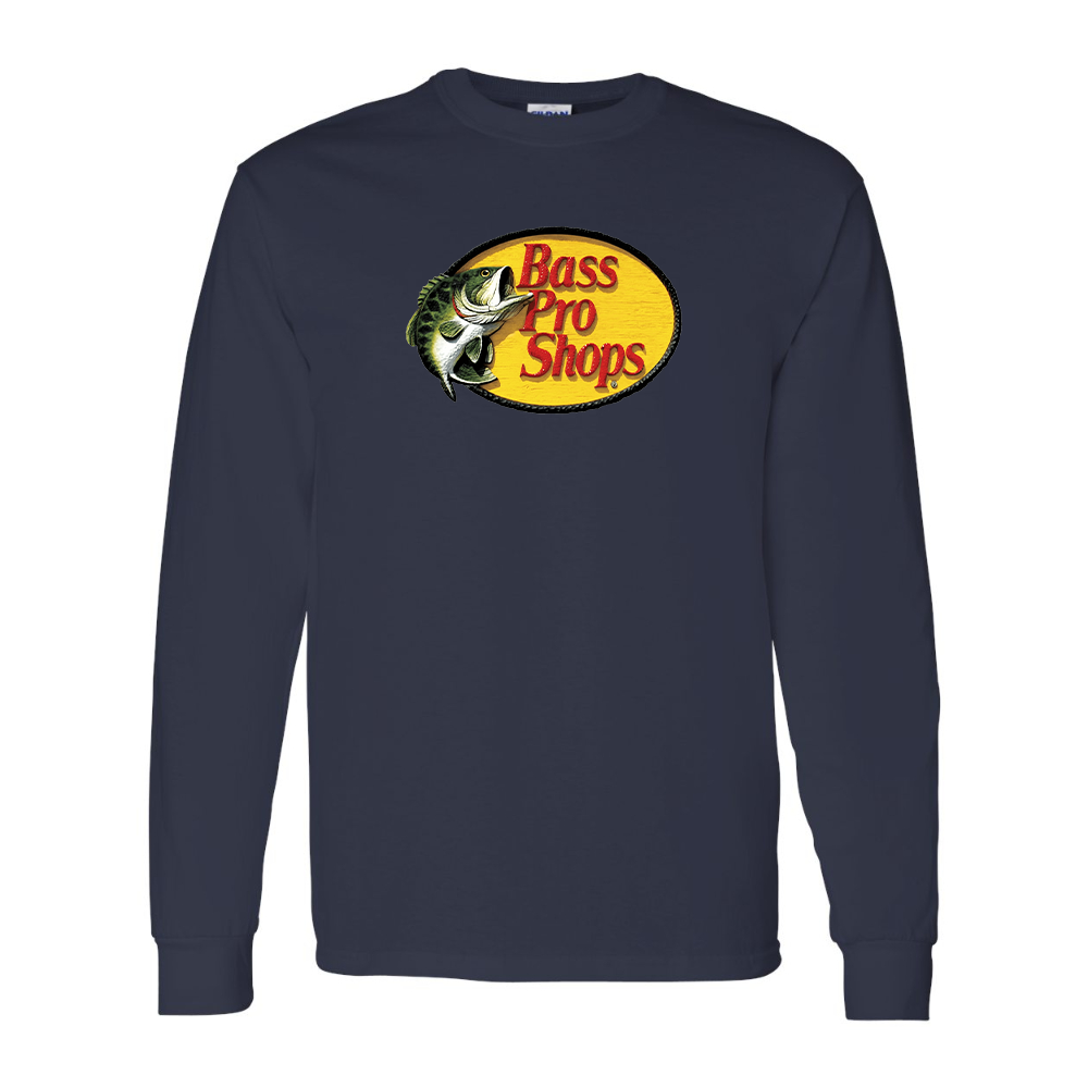 Men's Bass Pro Shops Logo Gildan Heavy Cotton Long Sleeve T-Shirt