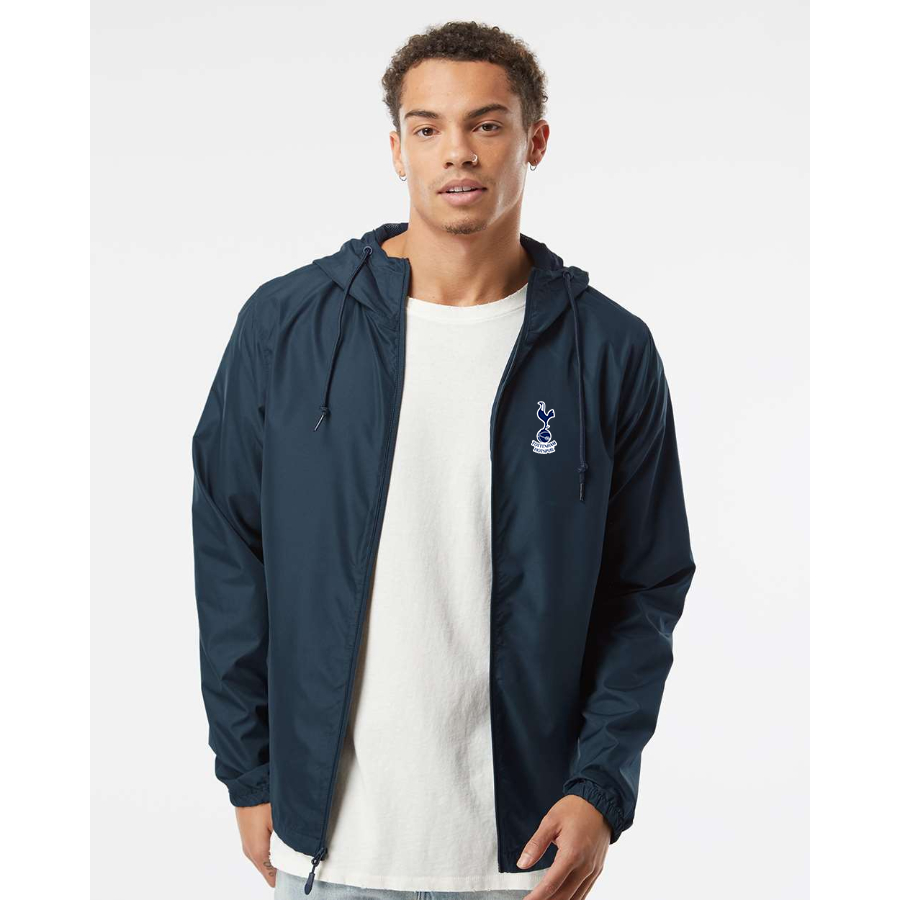 Men’s Tottenham Hotspur F.C. Soccer  - Independent Trading Co. - Lightweight Windbreaker Full-Zip Jacket - EXP54LWZ