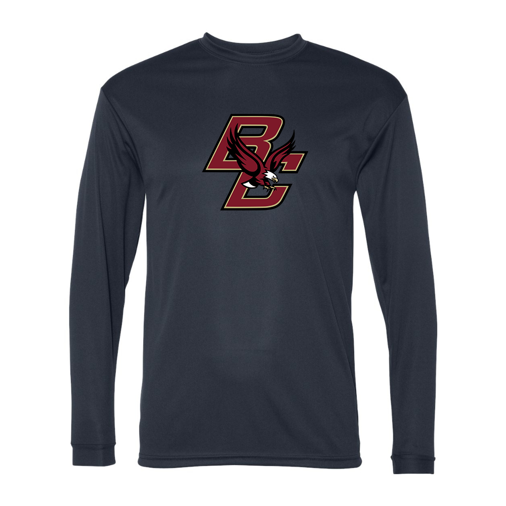 Men's Boston College Eagles Polyester Long Sleeve T-Shirt