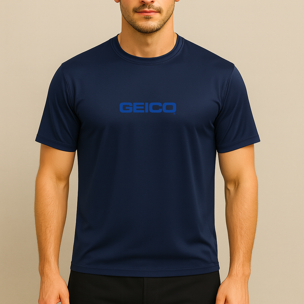 Men's Geico Logo Polyester T-Shirt
