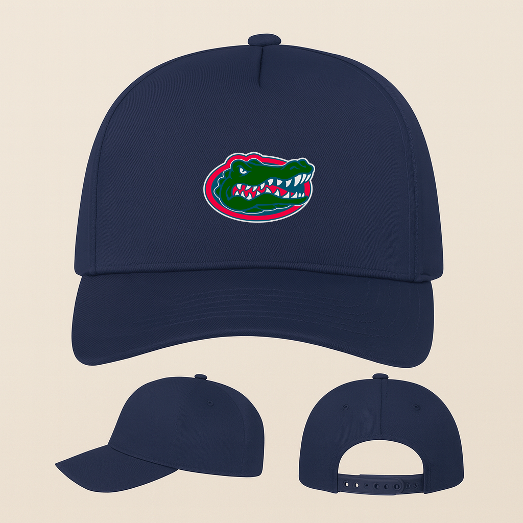 Florida Gators Logo Five Panel Twill Snapback Cap