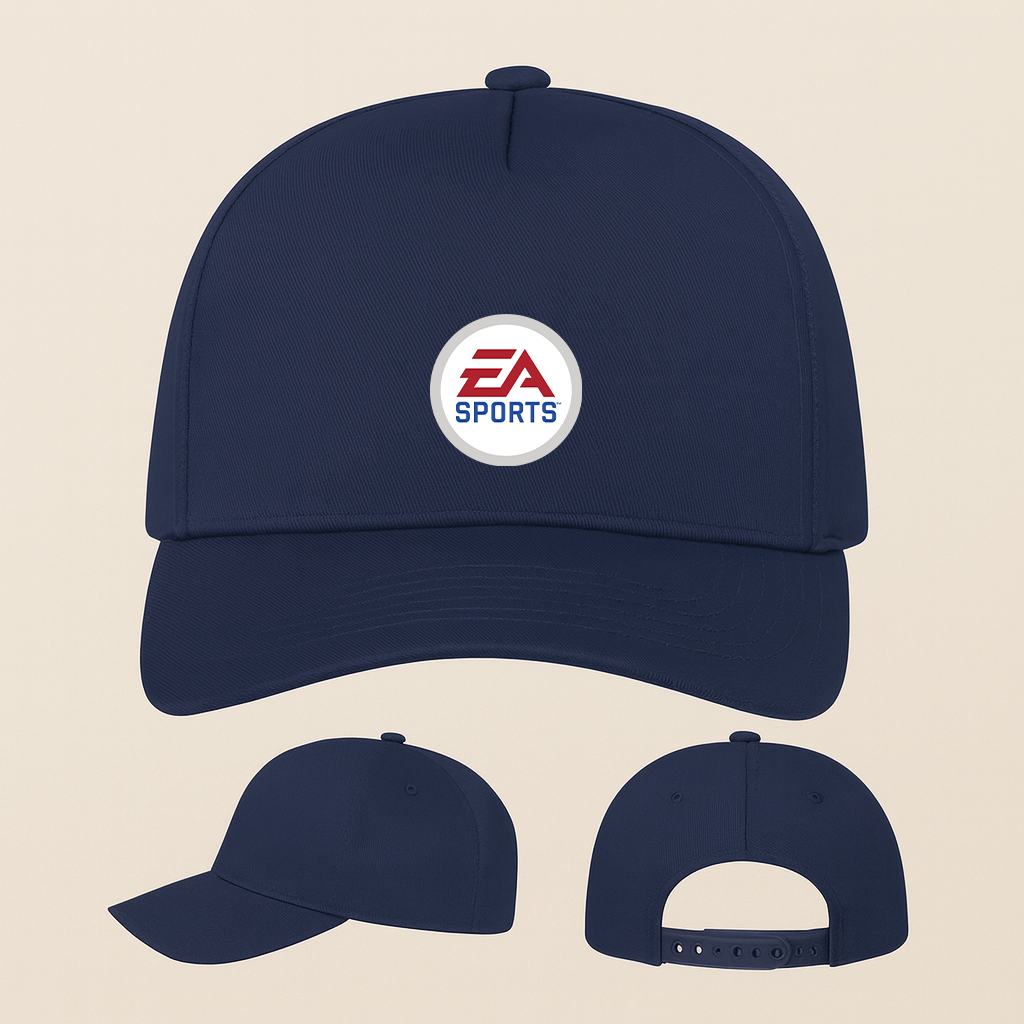 EA SPORTS Logo Five Panel Twill Snapback Cap