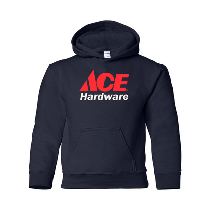 Youth ACE Hardware Logo Gildan Heavy Blend  Hooded Sweatshirt