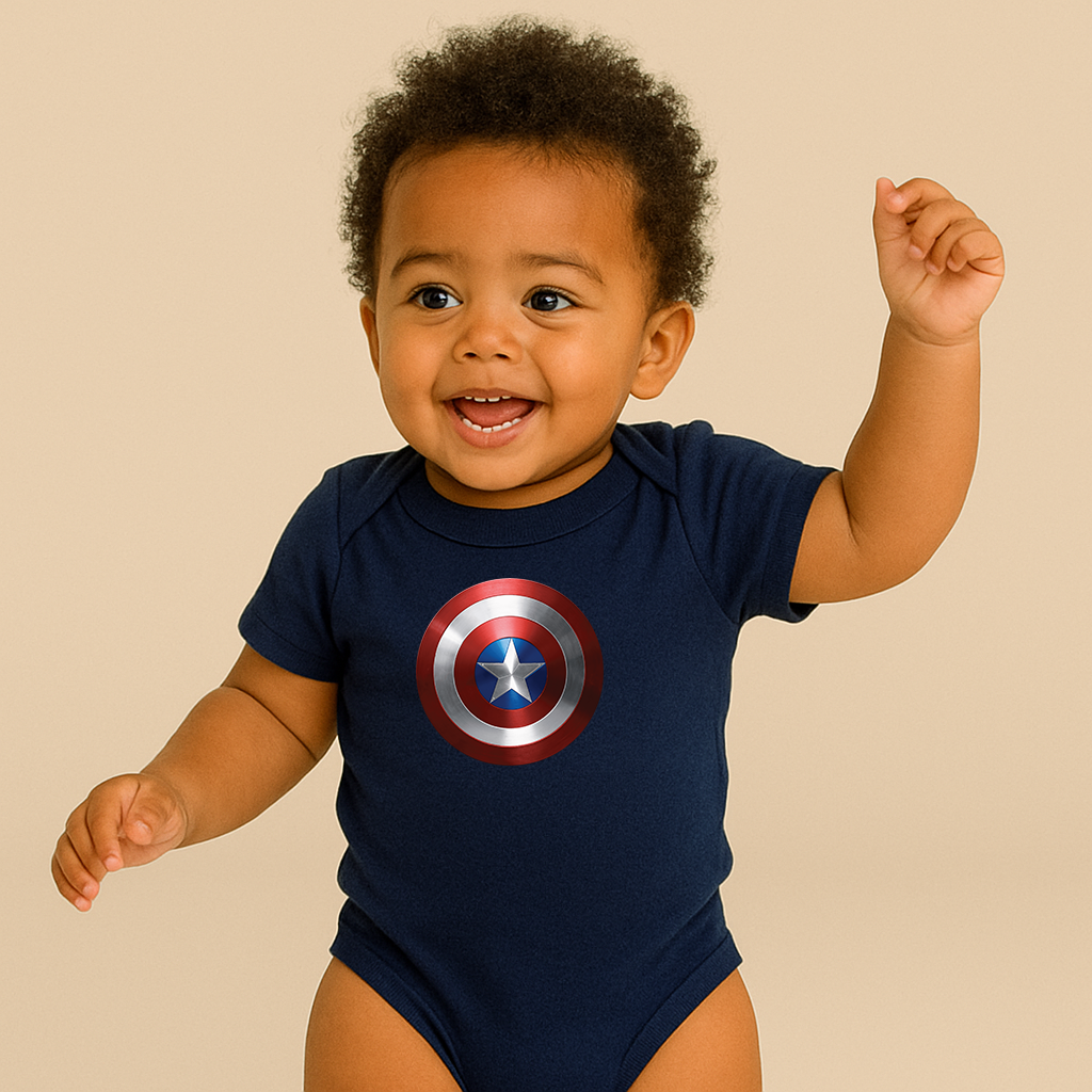 Captain America Baby Romper Onesie