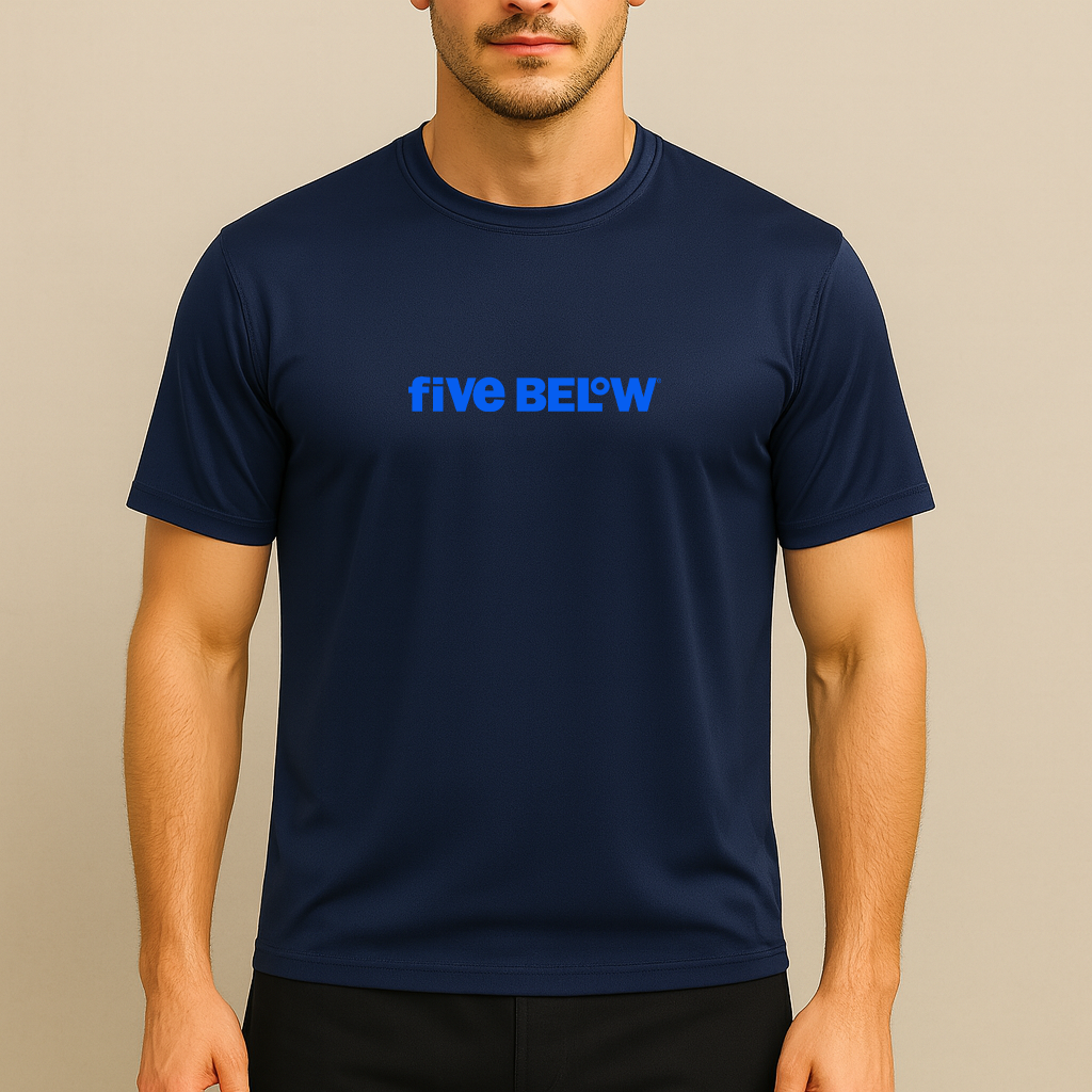 Men's Five Below Logo Polyester T-Shirt