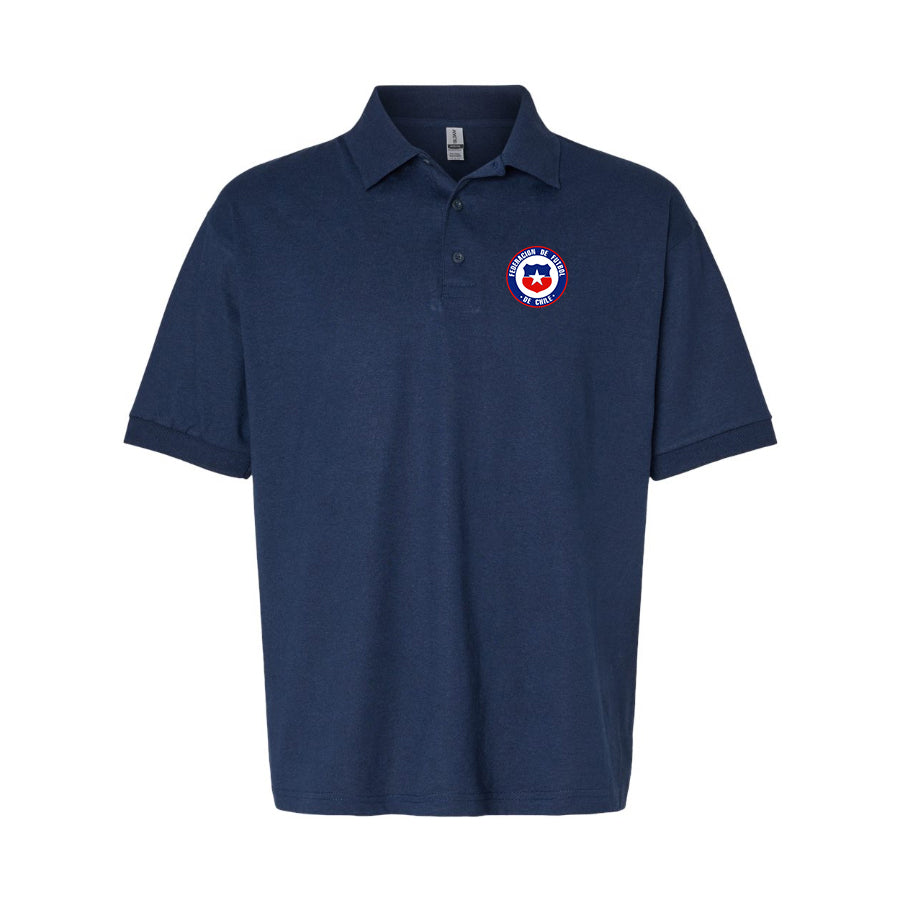 Men's Chile National Soccer Team  Dry Blend Polo