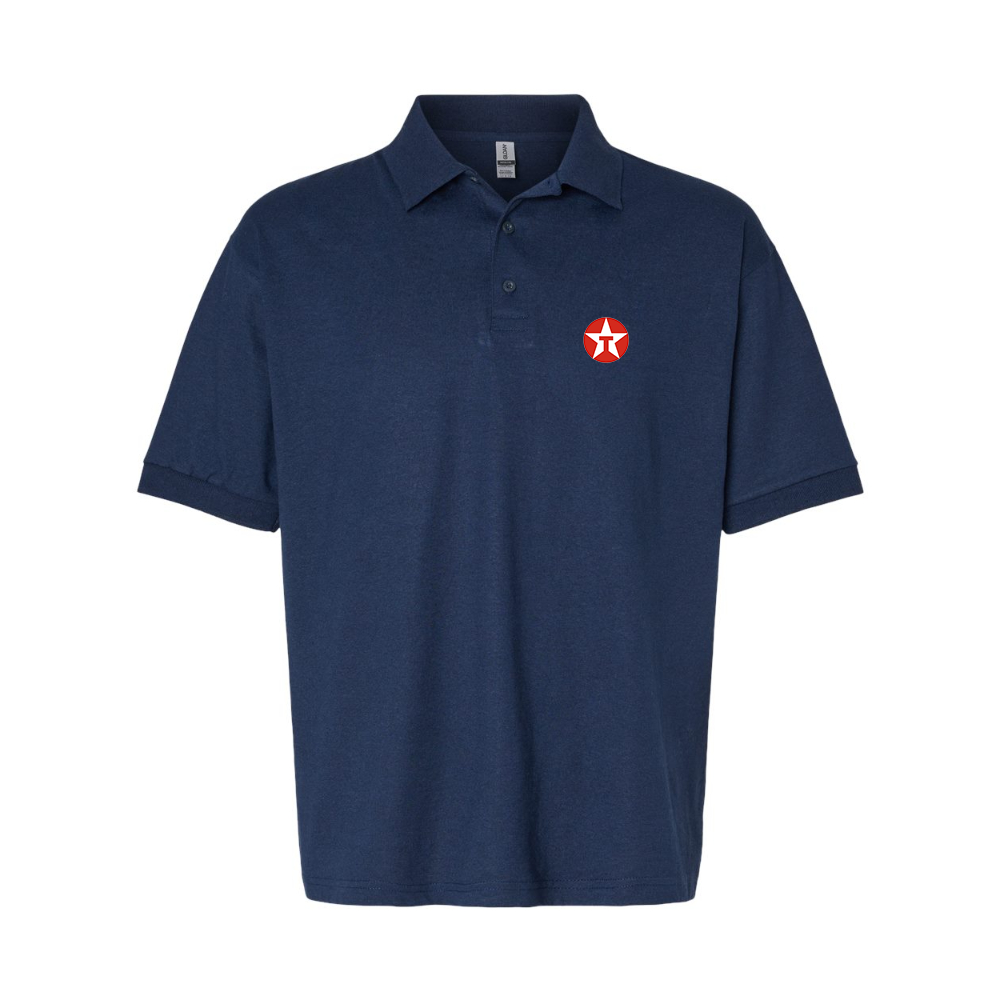 Men's Texaco Logo Gildan Dry Blend Jersey Polo