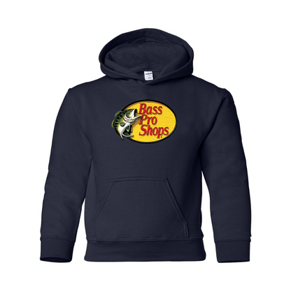 Youth Bass Pro Shops Logo Gildan Heavy Blend  Hooded Sweatshirt