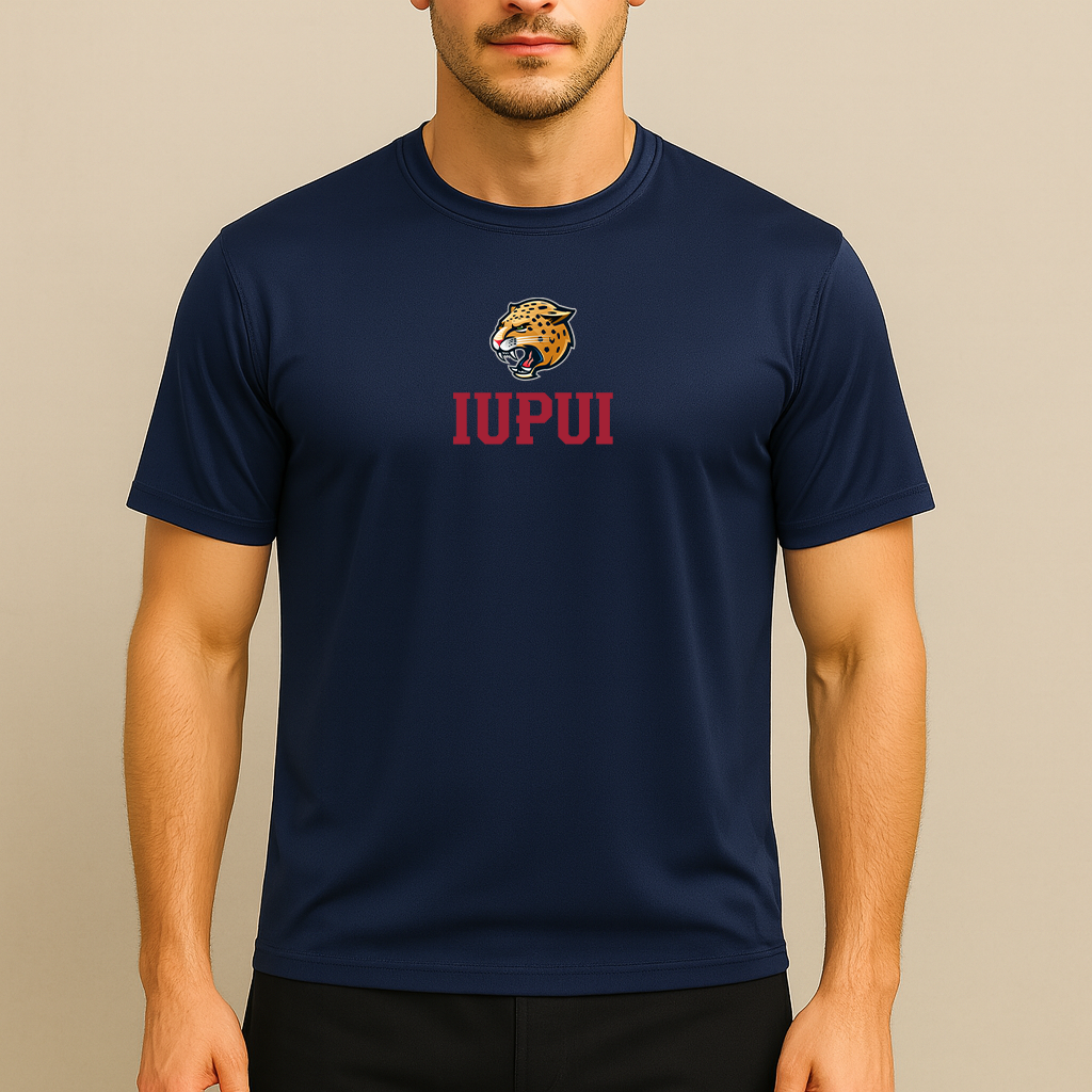 Men's IUPUI Jaguars Logo Polyester T-Shirt