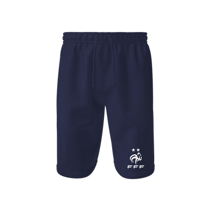 Men's France Soccer Athletic Fleece Shorts