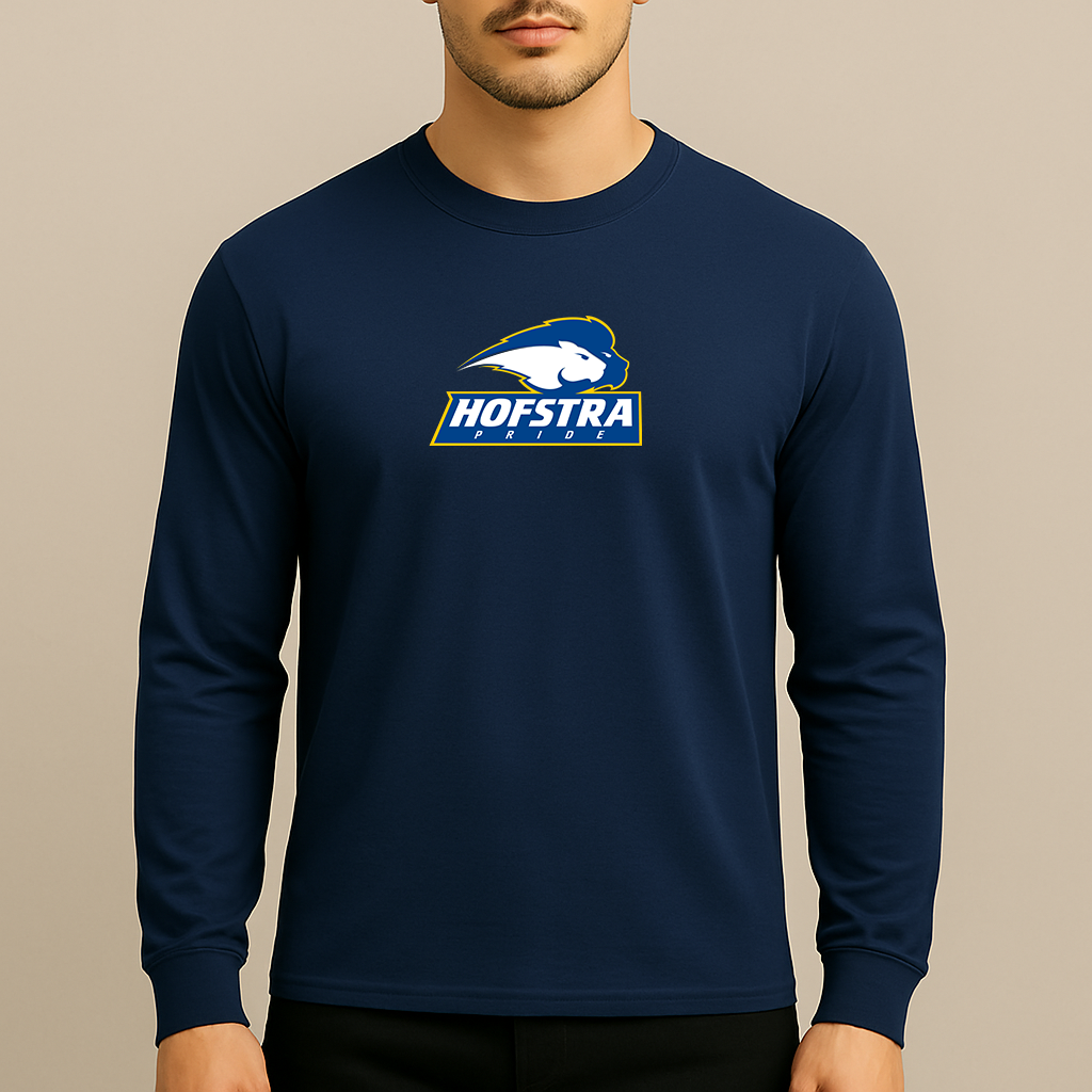 Men's Hofstra Pride Logo Long Sleeve T-Shirt