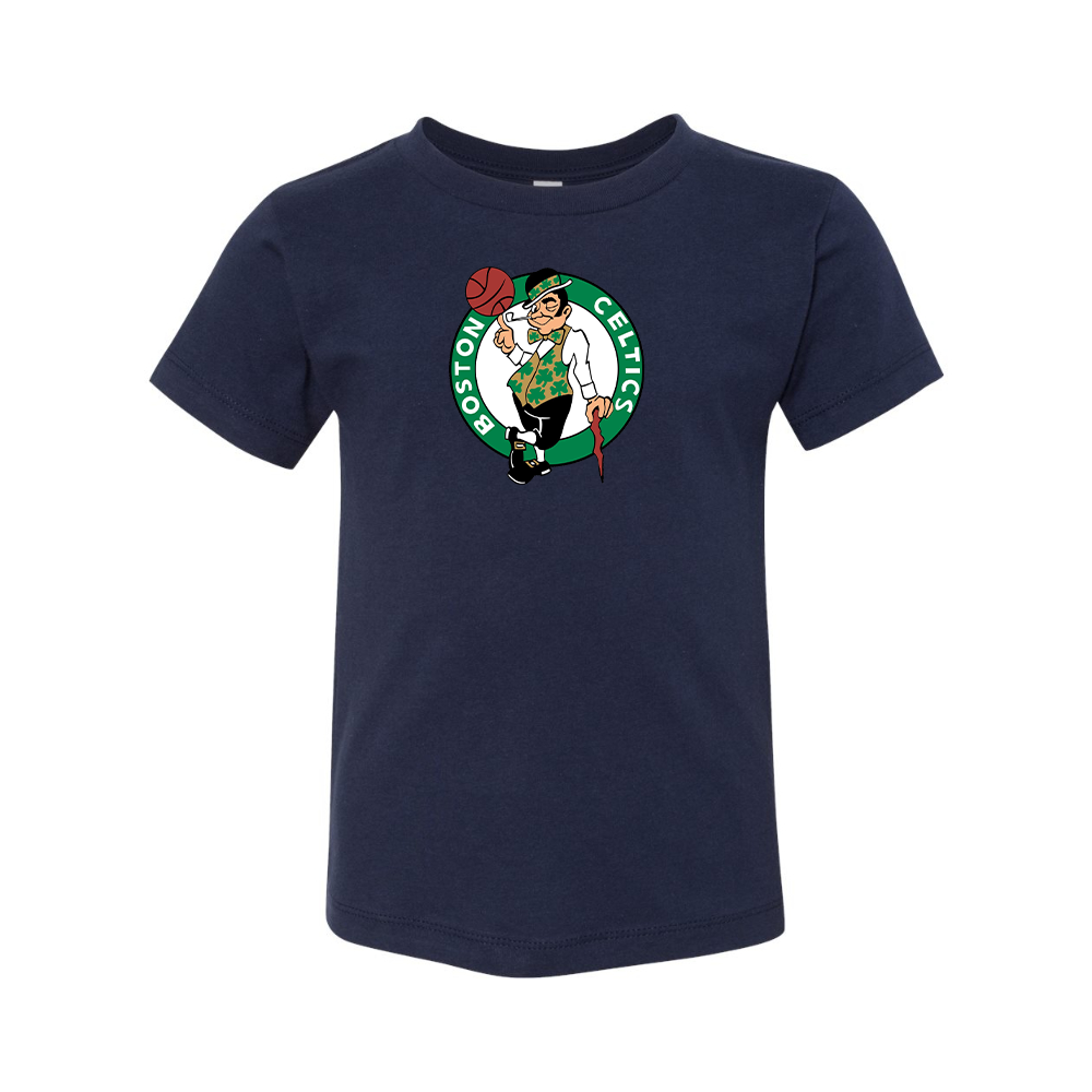 Boston Celtics Logo BELLA  CANVAS Toddler Jersey Tee