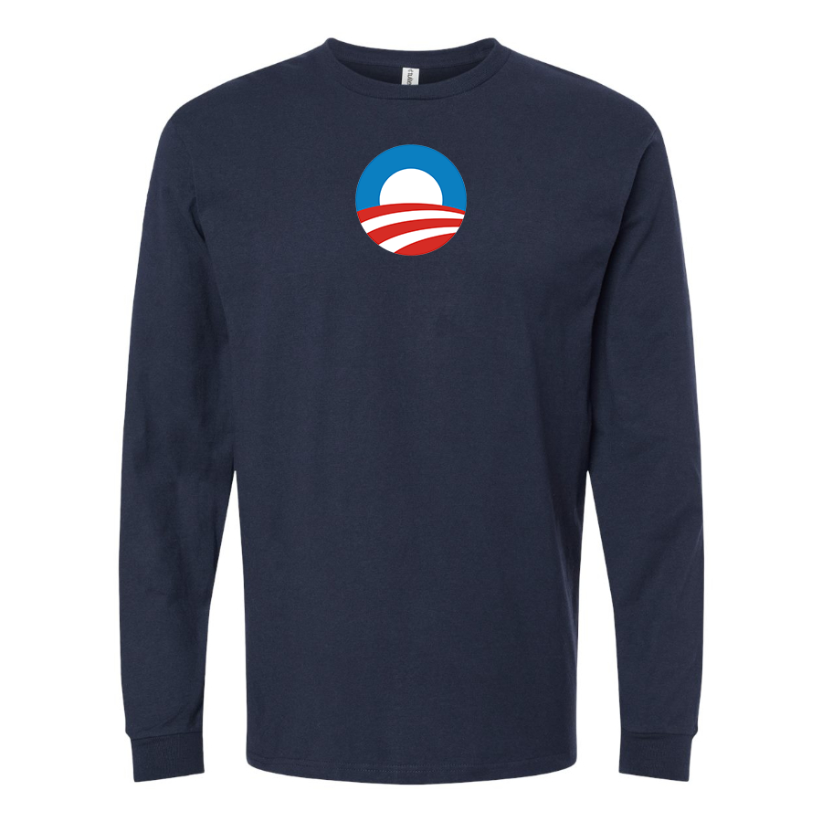 Men's Obama Logo Long Sleeve T-Shirt