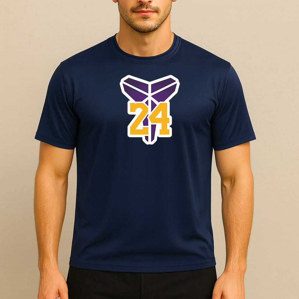 Men's Kobe Bryant Mamba 24 Polyester T-Shirt