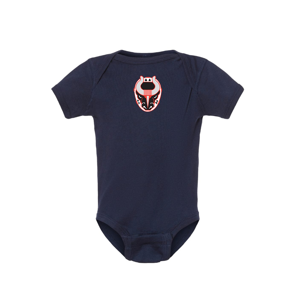 Birmingham Bulls Logo Baby Romper Onesie