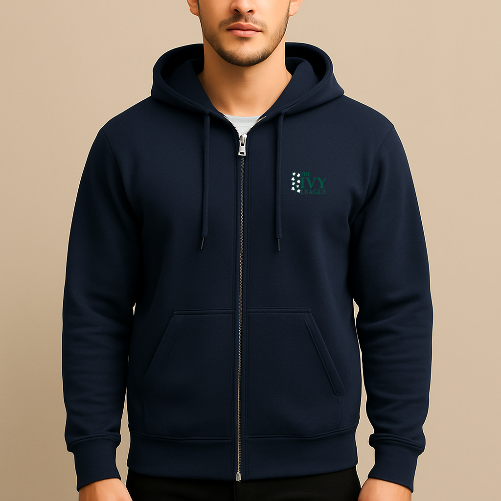 Men's Ivy League Logo Zipper Hoodie