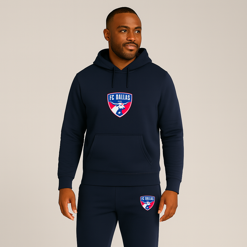 Men's FC Dallas Soccer Logo Hoodie Joggers Set