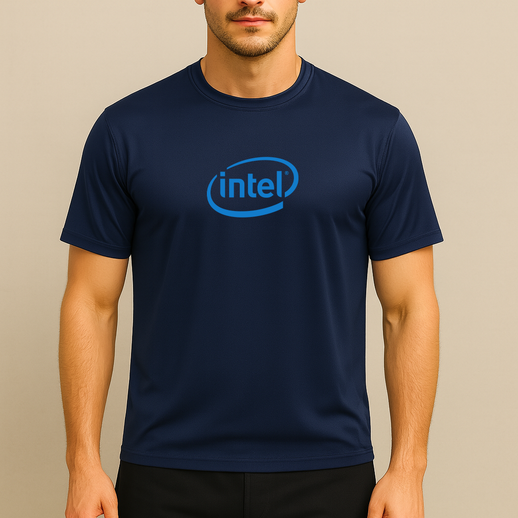 Men's Intel Logo Polyester T-Shirt