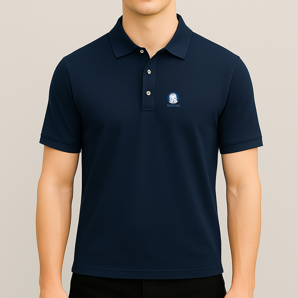 Men's Gerber Life Insurance Logo Dry Blend Polo