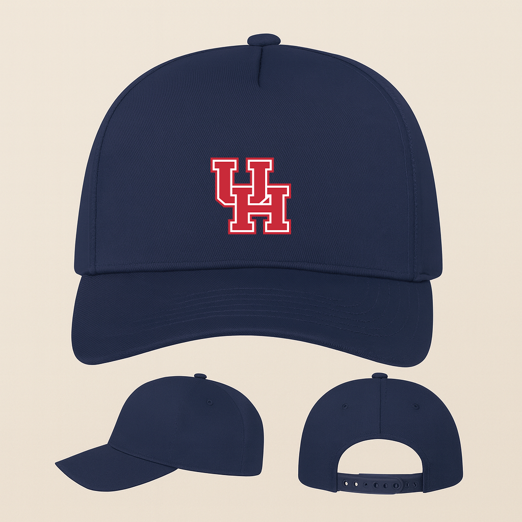 Houston Cougars Logo Five Panel Twill Snapback Cap
