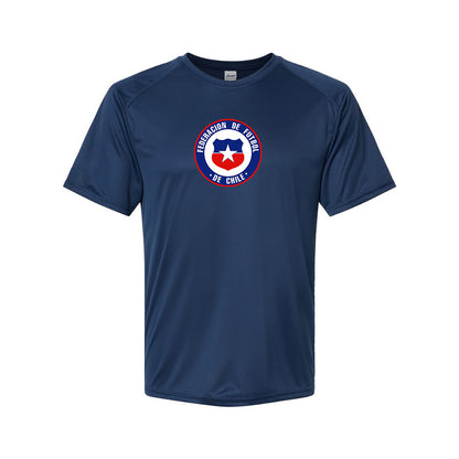 Men's Chile National Soccer Team  Performance T-Shirt