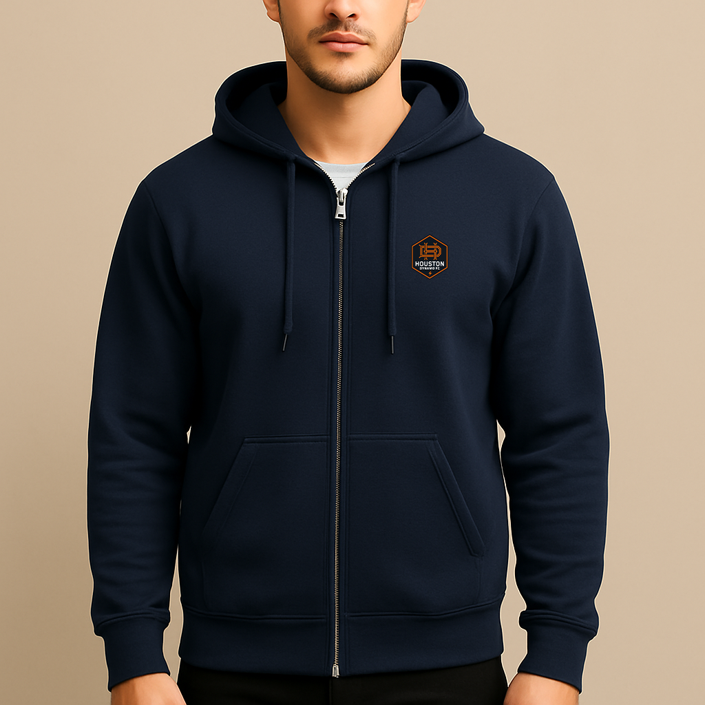 Men's Houston Dynamo FC Soccer Zipper Hoodie