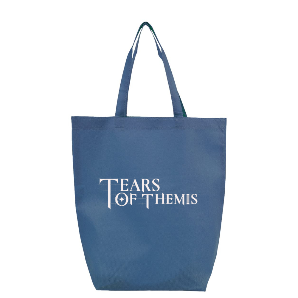 Tear Of Themis Logo Q-Tees Non-Woven Gusset Bottom Tote