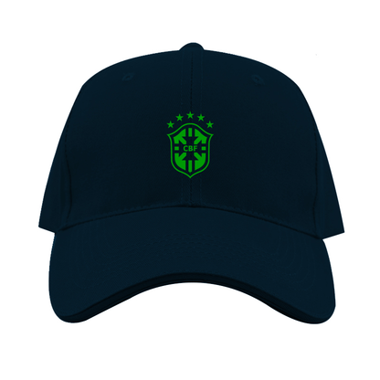 Brazil Soccer Dad Baseball Cap Hat