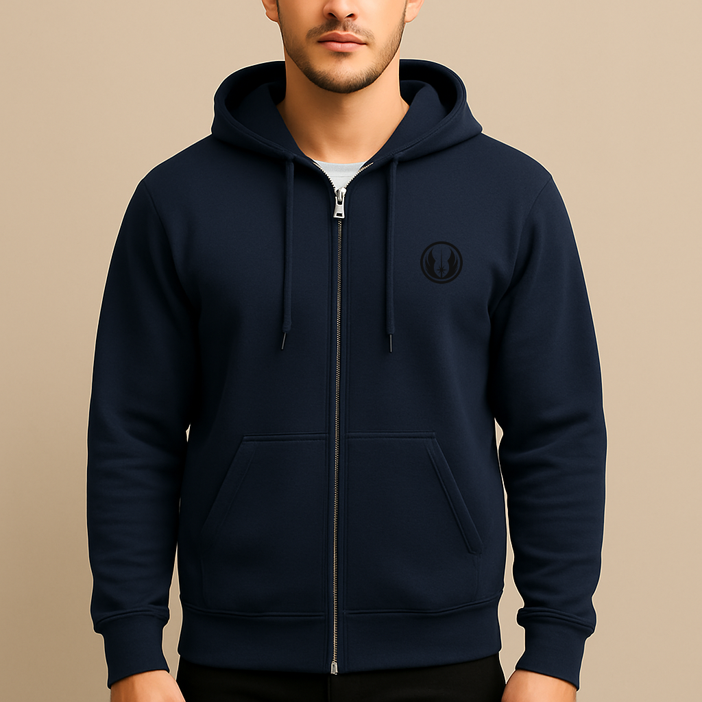 Men's Jedi Star Wars Movie Zipper Hoodie
