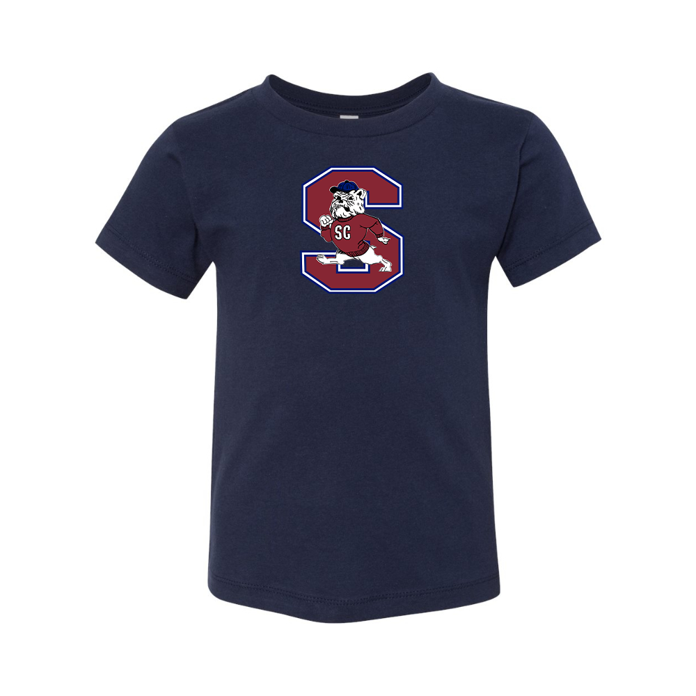 South Carolina State Bulldogs Logo BELLA  CANVAS Toddler Jersey Tee