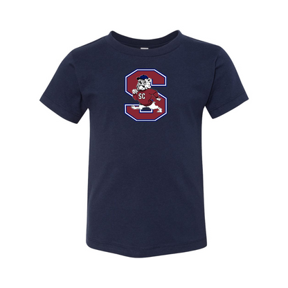 South Carolina State Bulldogs Logo BELLA  CANVAS Toddler Jersey Tee