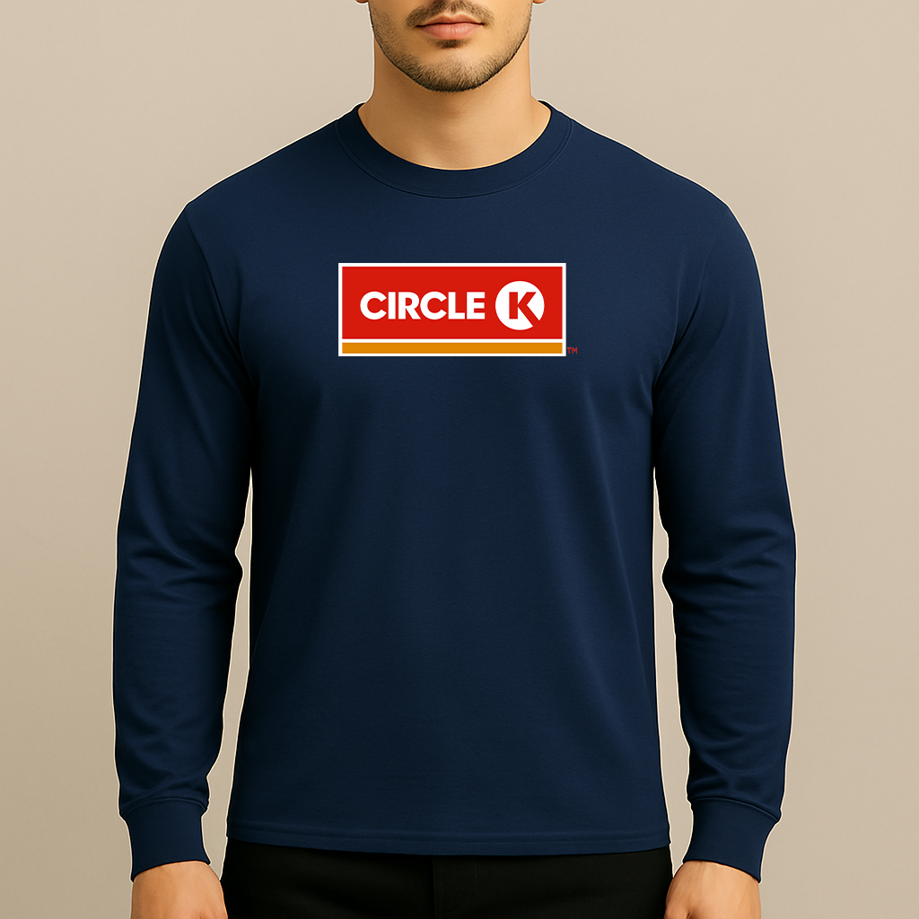 Men's Circle K Gas Station  Long Sleeve T-Shirt