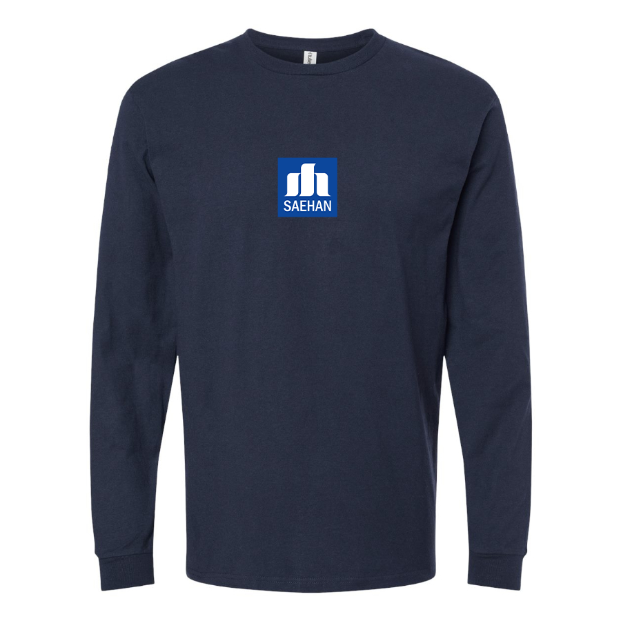 Youth Saehan Motors Logo Cotton Long Sleeve T-Shirt