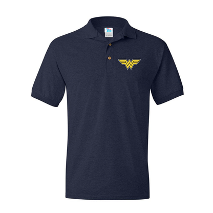 Men's Wonder Woman Superhero Dry Blend Polo