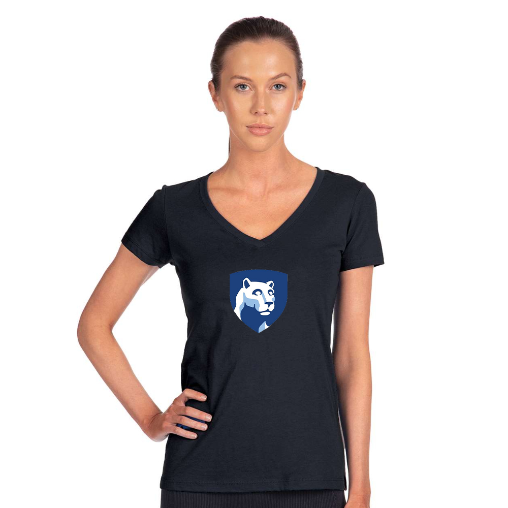 Women's Penn State Symbol  Next Level V-Neck T-Shir