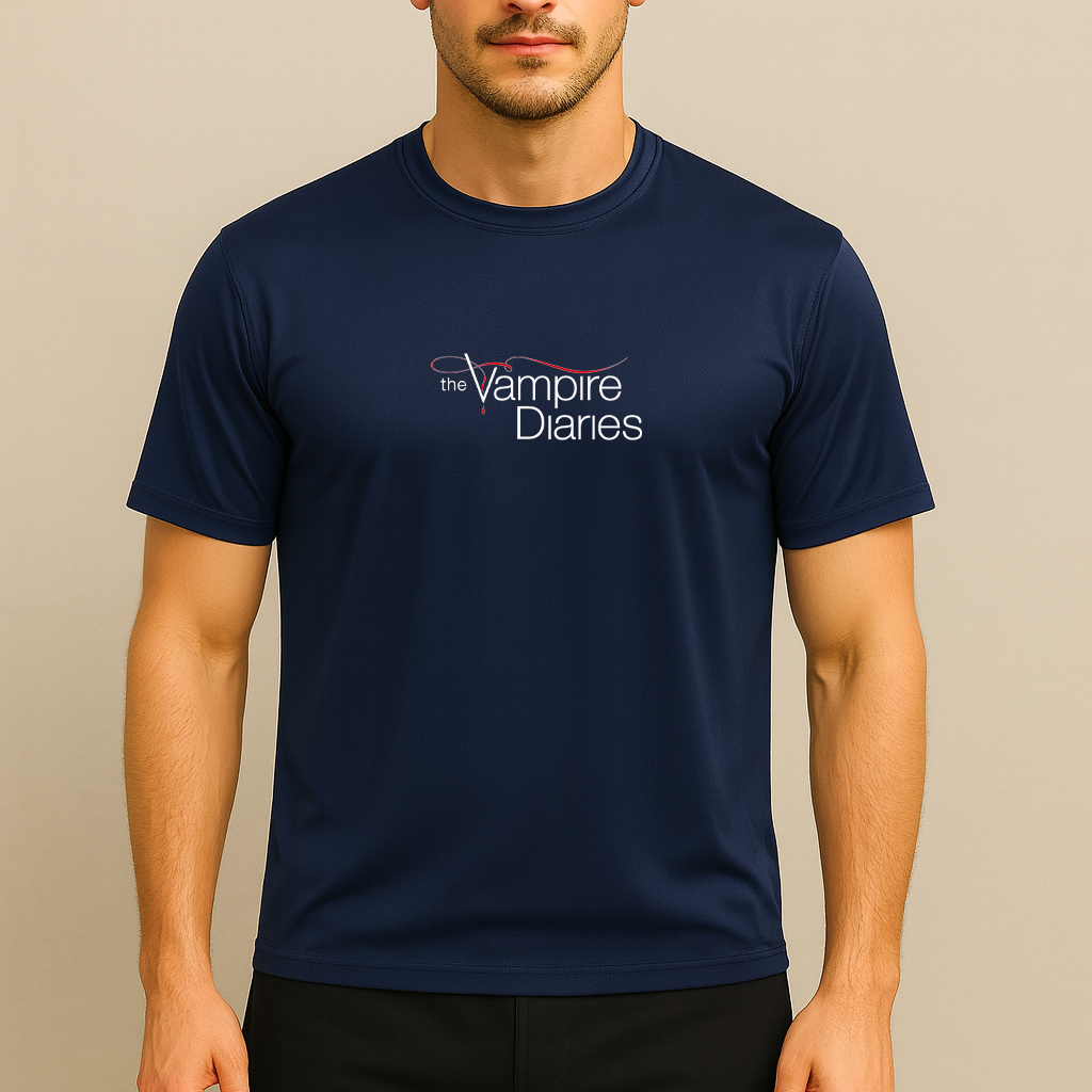 Men's The Vampire Diaries Series Polyester T-Shirt