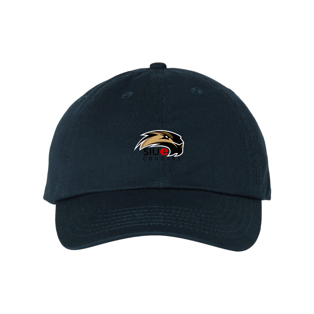 SIU Edwardsville Cougars Logo Valucap Adult Bio-Washed Classic Dad Hat