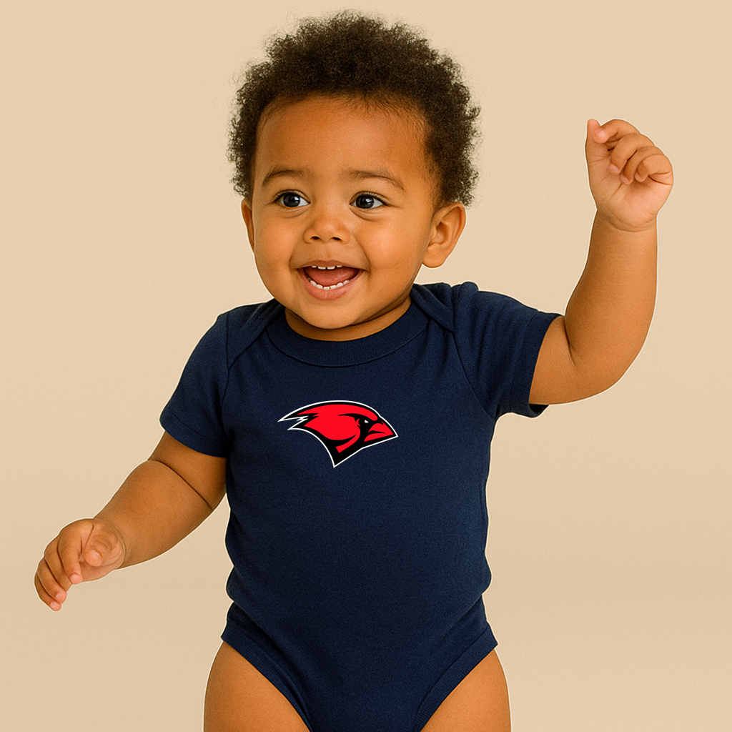 Incarnate Word Cardinals Logo Baby Romper Onesie
