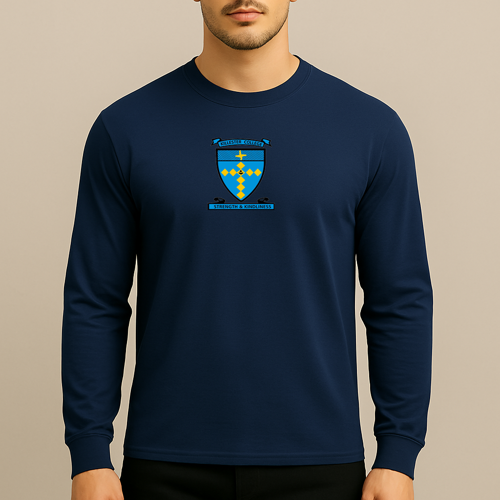 Men's Killester College Logo Long Sleeve T-Shirt