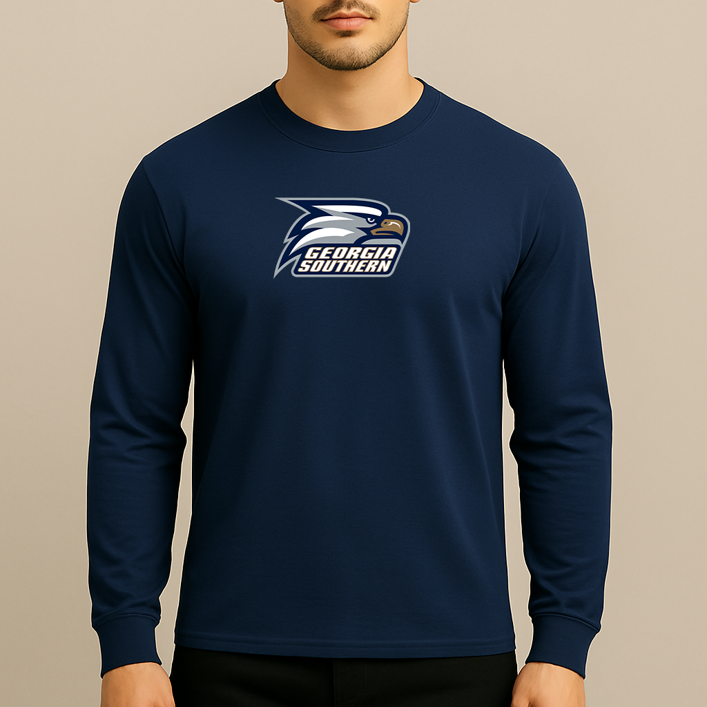 Men's Georgia Southern Eagles Logo Long Sleeve T-Shirt